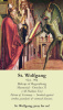 St. Wolfgang Prayer Card